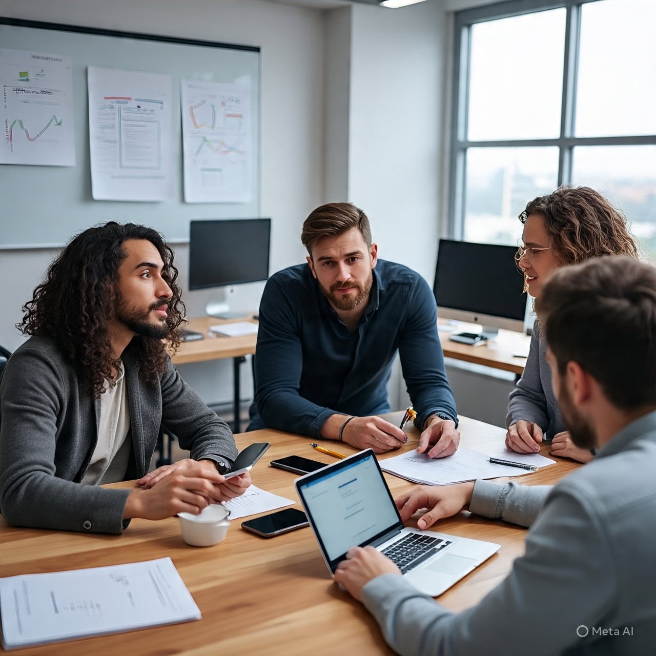 Students engaged in a modern classroom, depicting the positive impact of educational technology.